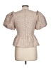 TCEC Tan Short Sleeve Blouse Size L - photo 2