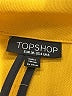 Topshop 100% Polyester Yellow Blazer Size 4 - photo 6