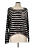 Empyre Stripes Black Pullover Sweater Size L - photo 1