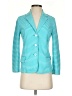 Talbots Stripes Teal Blazer Size S (petite) - photo 1