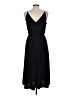 H&M Solid Black Casual Dress Size M - photo 2