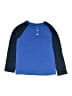 Lands' End Blue Long Sleeve Henley Size 8 - photo 1