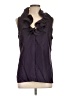 FAERIESTY Solid Purple Ivory Sleeveless Blouse Size XL - photo 1