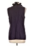FAERIESTY Solid Purple Ivory Sleeveless Blouse Size XL - photo 2
