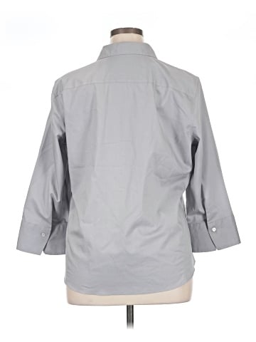 Foxcroft 3/4 Sleeve Button-Down Shirt (view 2)