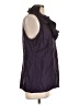 FAERIESTY Solid Purple Ivory Sleeveless Blouse Size XL - photo 4