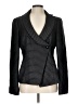 Armani Collezioni 100% Polyester Stripes Black Blazer Size 12 - photo 1