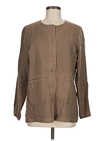Eileen Fisher 3/4 Sleeve Button-Down Shirt (view 1)