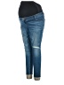 Old Navy - Maternity Solid Blue Jeans Size 14 Maternity - photo 1