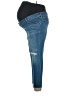 Old Navy - Maternity Solid Blue Jeans Size 14 Maternity - photo 5