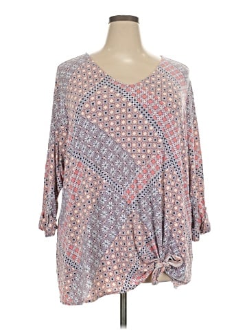 Croft & Barrow 3/4 Sleeve T-Shirt (view 1)