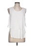 Nicki Minaj White Sleeveless Blouse Size L - photo 1
