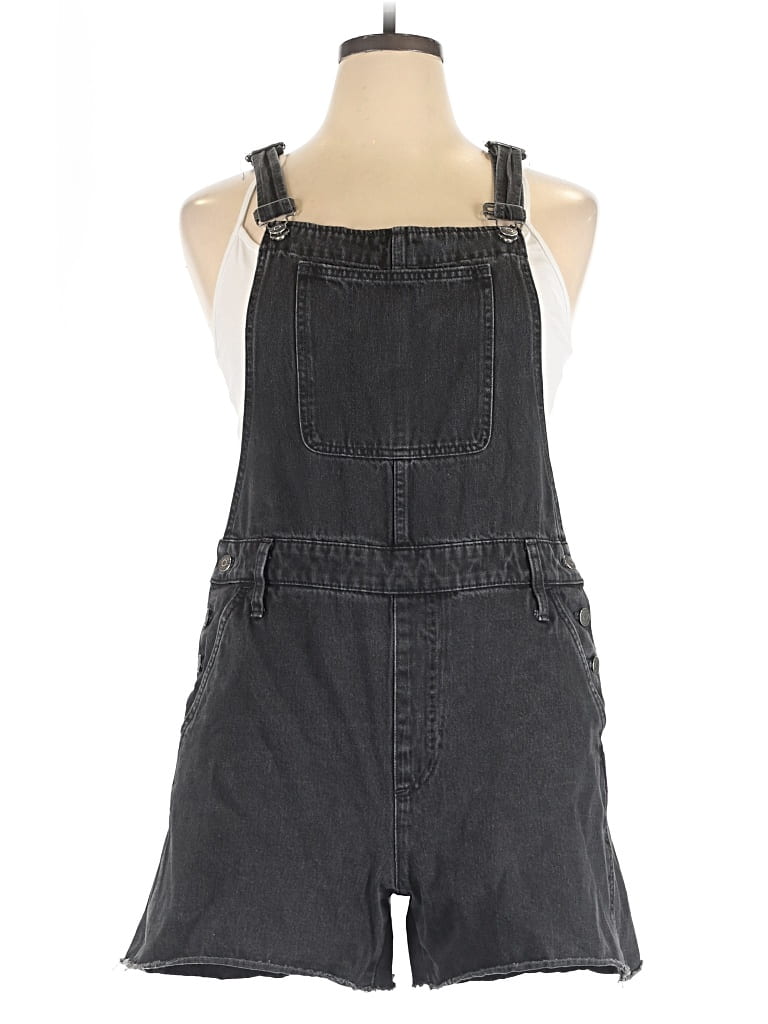 Pre-owned Madewell Romper In Gray