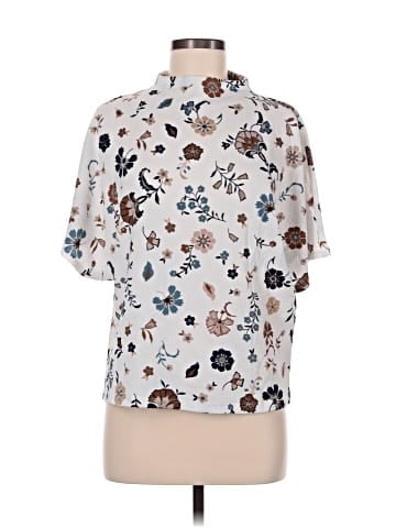 Ann Taylor Factory Short Sleeve Blouse (view 1)