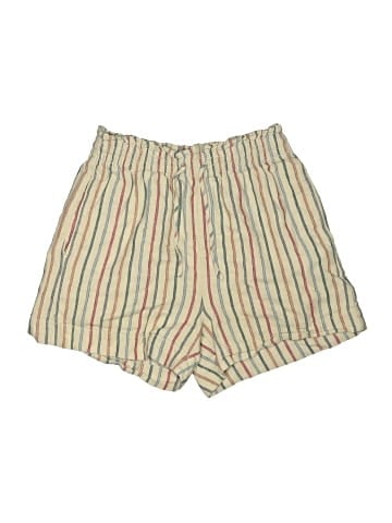 Madewell Drawstring Pull-On Shorts in Rainbow Stripe (view 1)