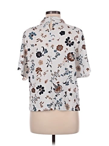 Ann Taylor Factory Short Sleeve Blouse (view 2)