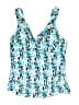 La Blanca Print Blue Swimsuit Top Size S (estimated) - photo 1