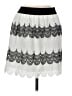 Annabella 100% Polyester Graphic White Casual Skirt Size M - photo 1