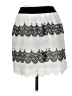 Annabella 100% Polyester Graphic White Casual Skirt Size M - photo 2