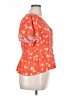 Old Navy Orange Short Sleeve Blouse Size XL - photo 4