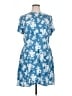 Old Navy 100% Rayon Blue Casual Dress Size XL - photo 1