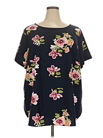 Ava & Viv Short Sleeve Blouse (view 1)