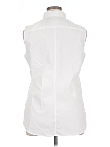 Lands' End Sleeveless Button-Down Shirt (view 2)