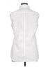 Lands' End 100% Supima Cotton White Sleeveless Button-Down Shirt Size 16 (tall) - photo 2