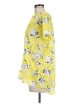 CAbi 100% Polyester Floral Yellow Short Sleeve Blouse Size M - photo 5