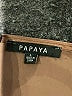 Papaya 100% Polyester Brown Long Sleeve Blouse Size L - photo 7