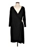 Calvin Klein Solid Black Cocktail Dress Size L (estimated) - photo 1