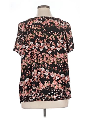 Worthington Short Sleeve Blouse (view 2)