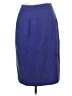 Classiques Entier 100% Silk Solid Blue Silk Skirt Size 2 - photo 1