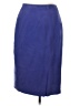 Classiques Entier 100% Silk Solid Blue Silk Skirt Size 2 - photo 2