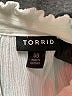 Torrid 100% Rayon Ivory 3/4 Sleeve Blouse Size Med Plus (00) - photo 7
