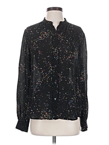 A.L.C. Long Sleeve Silk Top (view 1)