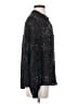 A.L.C. 100% Silk Stars Black Long Sleeve Silk Top Size 4 - photo 4