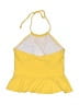 Unbranded Solid Yellow Swimsuit Top Size M - photo 2