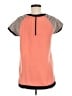 Sanctuary 100% Polyester Color Block Orange Short Sleeve Top Size XS - photo 2
