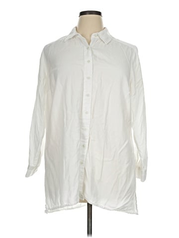Crown & Ivy Long Sleeve Button-Down Shirt (view 1)