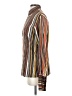 Equipment Stripes Brown Long Sleeve Blouse Size S - photo 5