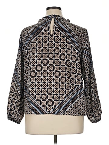 Ann Taylor Factory Long Sleeve Blouse (view 2)