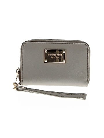 MICHAEL Michael Kors Leather Wristlet (view 1)
