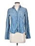 Bella Dahl 100% Tencel Blue Long Sleeve Button-Down Shirt Size XS - photo 1