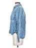 Bella Dahl 100% Tencel Blue Long Sleeve Button-Down Shirt Size XS - photo 5