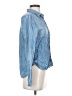Bella Dahl 100% Tencel Blue Long Sleeve Button-Down Shirt Size XS - photo 4