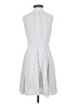 Express 100% Polyester Polka Dots Gray Casual Dress Size 0 - photo 2