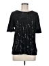 Anne Klein Black Short Sleeve Top Size M - photo 1
