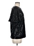 Anne Klein Black Short Sleeve Top Size M - photo 4
