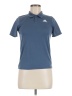 Adidas 100% Polyester Blue Short Sleeve Top Size M - photo 1